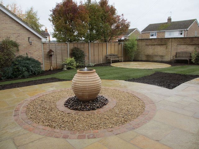 install a garden water feature