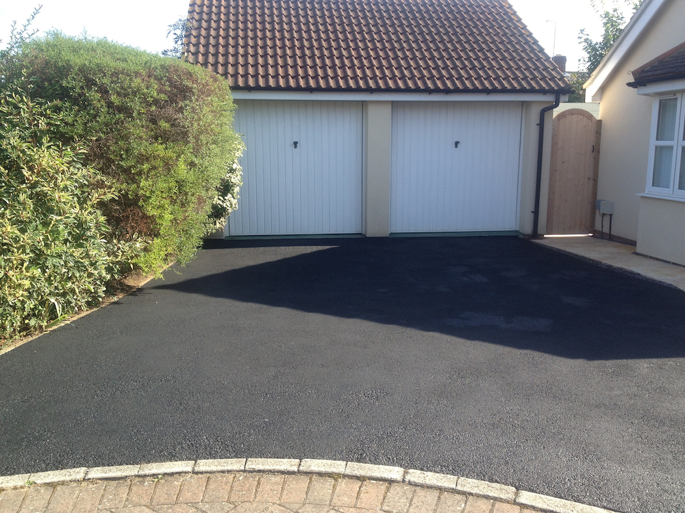 Driveway after