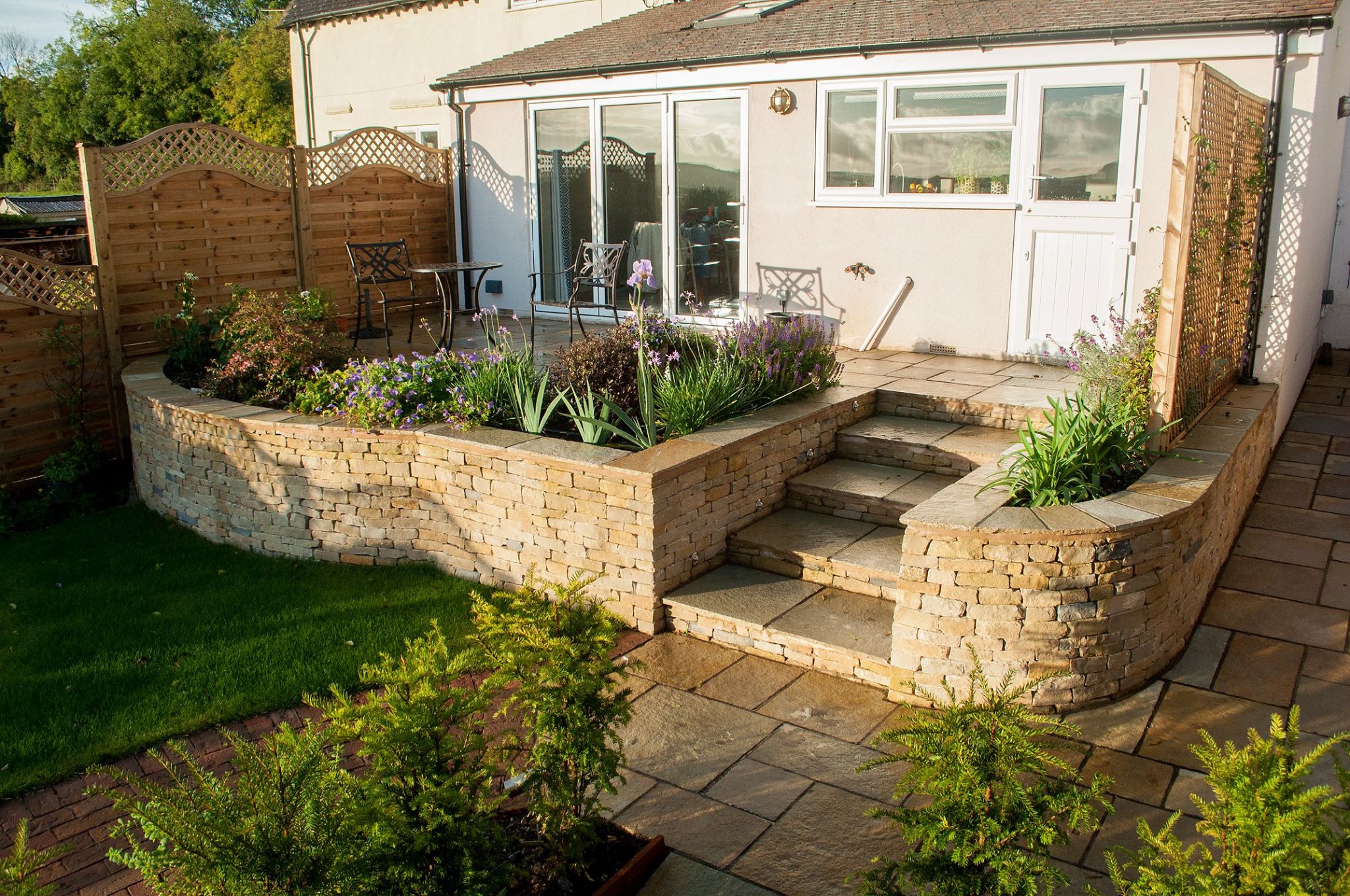 Dry Stone Raised Bed